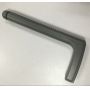 3D printing ABS plastic part in gray color painting